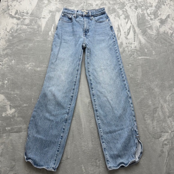 Madewell Denim - Madewell Jeans Women 23 Blue The Perfect Vintage Wide-Leg Jean High Rise Denim